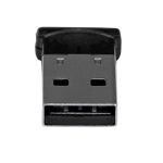 StarTech.com Micro Adaptador USB 2.0 Externo Bluetooth 4.0 EDR para Ordenador de Sobremesa o Portátil, SKU USBBT1EDR4