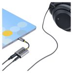 Divisor USB-C de Auriculares StarTech.com, Adaptador USB Tipo C a 2 Auriculares con Micrófono, SKU USBC-AUDIO-SPLITTER