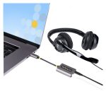 Divisor USB-C de Auriculares StarTech.com, Adaptador USB Tipo C a 2 Auriculares con Micrófono, SKU USBC-AUDIO-SPLITTER