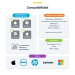 StarTech.com Adaptador USB C a HDMI de Vídeo 4K 60Hz con HDR10 y modo alternativo DisplayPort. SKU: USBC-HDMI-CDP2HD4K60.