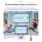 StarTech.com Adaptador USB C a HDMI de Vídeo 4K 60Hz con HDR10 y modo alternativo DisplayPort. SKU: USBC-HDMI-CDP2HD4K60.