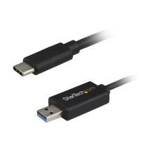 StarTech.com Cable de 2 metros para transferencia de datos USB 3.0 de USBC a USBA, compatible con Mac y Windows. SKU: USBC3LINK