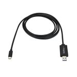 StarTech.com Cable de 2 metros para transferencia de datos USB 3.0 de USBC a USBA, compatible con Mac y Windows. SKU: USBC3LINK