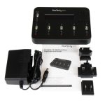 StarTech.com Clonador Autónomo 1:5 para Memorias USB con copia sector por sector, borrado de 3 pasos y pantalla LCD. SKU: USBDUP15