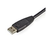 StarTech.com Cable KVM 4 en 1 de 1,8 metros con conectores DVI, USB, Audio y Micrófono, SKU: USBDVI4N1A6