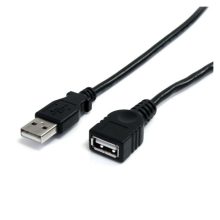 StarTech.com USBEXTAA10BK cable USB 2.0 de 3 metros con conector USB A en color negro