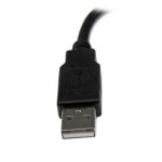 Cable de extensión USB 2.0 de 0,15 metros de la marca StarTech.com, modelo USBEXTAA6IN, con conectores USB A macho y hembra
