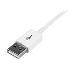 StarTech.com cable de extensión USB 2.0 de 3 metros, tipo A macho a hembra, color blanco, SKU USBEXTPAA3MW
