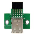 Adaptador USB de 2 puertos para placa base de StarTech.com, SKU USBMBADAPT2, ideal para ampliar la conectividad USB de tu computador.