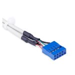 Cabezal Bracket de 4 puertos USB 2.0 de StarTech.com con conexión a placa base mediante 2x IDC10. SKU: USBPLATE4