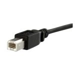 StarTech.com cable USB 2.0 de 91cm para montar en panel, extensor macho a hembra USB B, negro, SKU USBPNLBFBM3