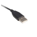 Cable adaptador de StarTech.com que convierte puertos PS/2 para teclado y ratón a USB, modelo USBPS2PC. Presenta dos conectores PS/2 hembra y un conector USB A macho.