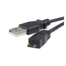 Cable de 2 metros StarTech.com adaptador de USB A macho a Micro USB B macho, ideal para carga y transferencia de datos en teléfono móvil. SKU: UUSBHAUB2M
