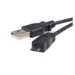Imagen del StarTech.com Cable 3m Micro USB B a USB A, cargador de teléfono móvil, datos USB 2.0, macho a macho, color negro, SKU UUSBHAUB3M