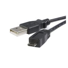 Imagen del StarTech.com Cable 3m Micro USB B a USB A, cargador de teléfono móvil, datos USB 2.0, macho a macho, color negro, SKU UUSBHAUB3M