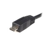 StarTech cable de 50cm Micro USB B a USB A para cargar y transferir datos en teléfonos móviles, SKU UUSBHAUB50CM