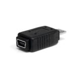 Adaptador StarTech de Mini USB a Micro USB con conector MicroUSB-B macho y MiniUSB-B hembra, SKU: UUSBMUSBMF