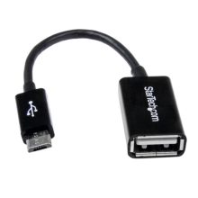 StarTech.com Cable Adaptador de 12cm Micro USB Macho a USB A Hembra OTG para Tablets y Smartphones, SKU: UUSBOTG