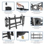 StarTech.com soporte VESA de montaje de video wall en acero antirrobo para monitores de 45 a 70 pulgadas, SKU VIDWALLMNT