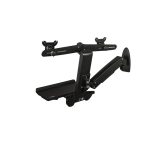StarTech.com Estación de Trabajo de Pie y Sentado para Montaje en Pared, para dos monitores de hasta 24 pulgadas, SKU WALLSTS2