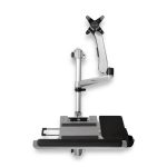 Imagen de la estación de trabajo de montaje en pared StarTech.com para 1 monitor, SKU WALLSTSI1. Ideal para optimizar espacio en la oficina.