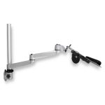 Imagen de la estación de trabajo de montaje en pared StarTech.com para 1 monitor, SKU WALLSTSI1. Ideal para optimizar espacio en la oficina.