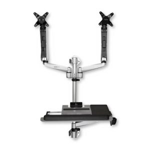 StarTech.com Estación de Trabajo de Montaje en Pared para 2 Monitores, modelo premium con SKU WALLSTSI2