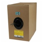 Bobina de cable de red Ethernet Cat5e a granel de StarTech.com, 304,8 metros, cable sólido, CMR, color negro, SKU WIR5ECMRBK