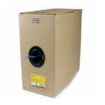 Bobina de Cable de Red Ethernet Cat6 a Granel de 304,8 metros, sólido, CMR, azul, ajustado a TAA, SKU WIR6CMRBL de StarTech.com.