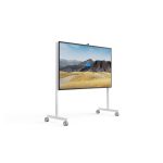 Steelcase STPM2CART85 soporte de equipo de audio y DVD en colores gris y blanco, ideal para organización de dispositivos