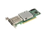 Supermicro tarjeta de red interna modelo AOC-S100G-M2C-O con capacidad de 100Gbps para conexión rápida y eficiente en servidores, SKU AOC-S100G-M2C-O