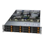 Supermicro AS-2025HS-TNR servidor barebone Bastidor (2U) Negro, Plata