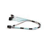 Cable Supermicro Ipass SATA de 0,5 metros, multicolor, SKU CBL-0097L-03, ideal para conexiones rápidas y seguras.