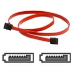 Supermicro Cable SATA Rojo 0.7 metros, 70cm de longitud, SKU: CBL-0179L, ideal para conexiones de alta velocidad