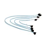 Supermicro 4 x round cable de SATA de 0,43 metros en colores negro, azul y blanco, SKU CBL-0190L