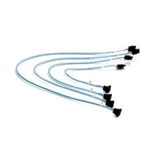 Supermicro 4 x round cable de SATA de 0,43 metros en colores negro, azul y blanco, SKU CBL-0190L