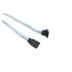 Cable SATA de 0.7 metros de Supermicro en colores negro y azul con SKU CBL-0231L, ideal para conexiones de alta velocidad