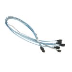 Imagen del Supermicro CBL-0237L-01 cable Serial Attached SCSI (SAS) de 0,7 metros color azul. SKU: CBL-0237L-01