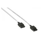Cable SATA Supermicro CBL-0481L, longitud de 0.81 metros en color negro y blanco, ideal para conexiones de almacenamiento