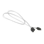 Cable SATA Supermicro CBL-0484L de 0,55 metros en colores negro y blanco. SKU: CBL-0484L