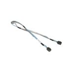 Cable Serial Attached SCSI (SAS) Supermicro de 0,6 metros en colores azul y gris, SKU CBL-SAST-0593
