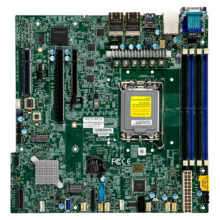Imagen de la placa base Supermicro X13SCH-LN4F con socket LGA 1700, formato micro ATX y chipset Intel C266. SKU: MBD-X13SCH-LN4F-B
