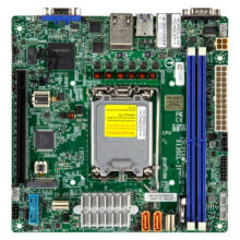 Placa base Supermicro X13SCL-IF con chipset Intel C262, formato mini ITX y socket LGA 1700 SKU MBD-X13SCL-IF-B