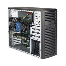 Supermicro SYS-5039C-T PC/estación de trabajo barebone en color negro con chipset Intel C246 y zócalo LGA 1151 (Zócalo H4). SKU: SYS-5039C-T.