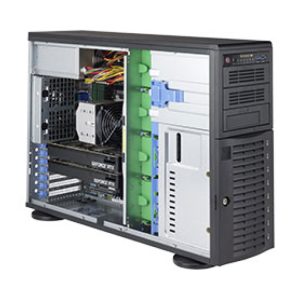 Supermicro SYS-5049A-T, PC/estación de trabajo barebone negro con LGA 3647 Socket P, SKU SYS-5049A-T