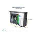 Supermicro SYS-740A-T, estación de trabajo tipo torre negra con procesador Intel Xeon serie 3000 y memoria DDR4-SDRAM. SKU: SYS-740A-T