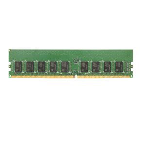 Módulo de memoria Synology D4EU01-8G de 8 GB DDR4 ECC, SKU D4EU01-8G, mostrando la memoria RAM de alta capacidad y eficiencia.