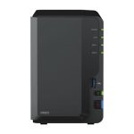 Servidor de almacenamiento NAS Synology DiskStation DS223, modelo con procesador Realtek RTD1619B, memoria RAM de 2 GB DDR4, unidad de escritorio sin capacidad de almacenamiento, SKU DS223