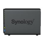 Servidor de almacenamiento NAS Synology DiskStation DS223, modelo con procesador Realtek RTD1619B, memoria RAM de 2 GB DDR4, unidad de escritorio sin capacidad de almacenamiento, SKU DS223