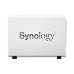 Servidor de almacenamiento NAS Synology DiskStation DS223J, procesador Realtek RTD1619B, 1 GB DDR4, 0 TB, DiskStation Manager, color blanco, SKU DS223J
